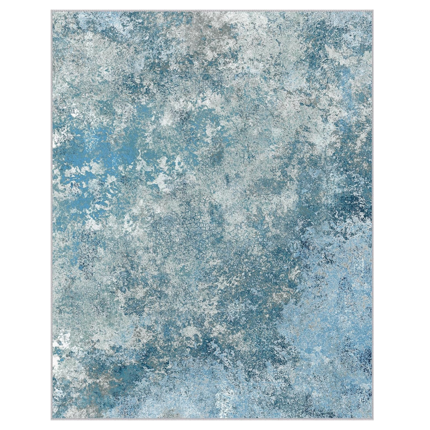 GENIMO Abstract Clouds Art Machine Washable Area Rug