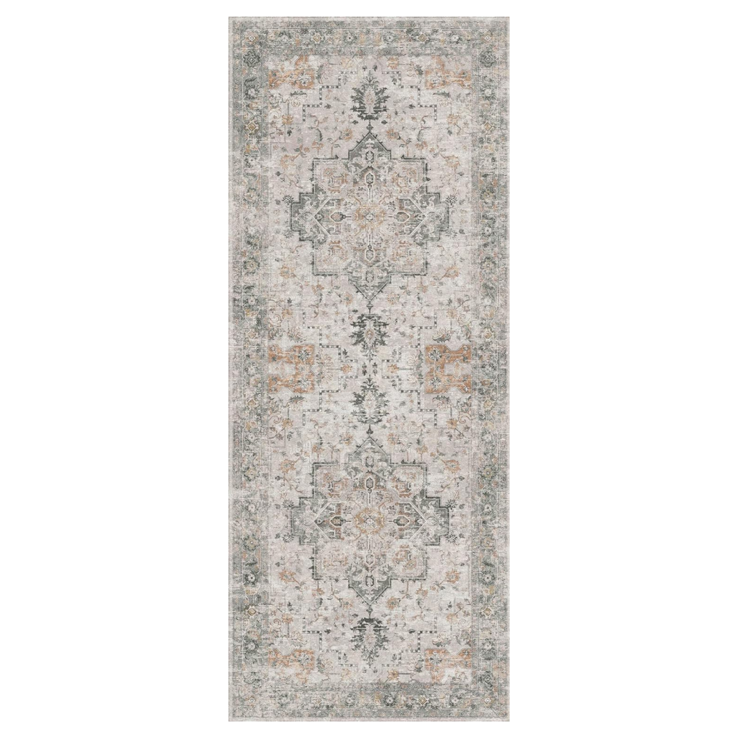 GENIMO Machine Washable Non Slip with Gripper Runner Rug