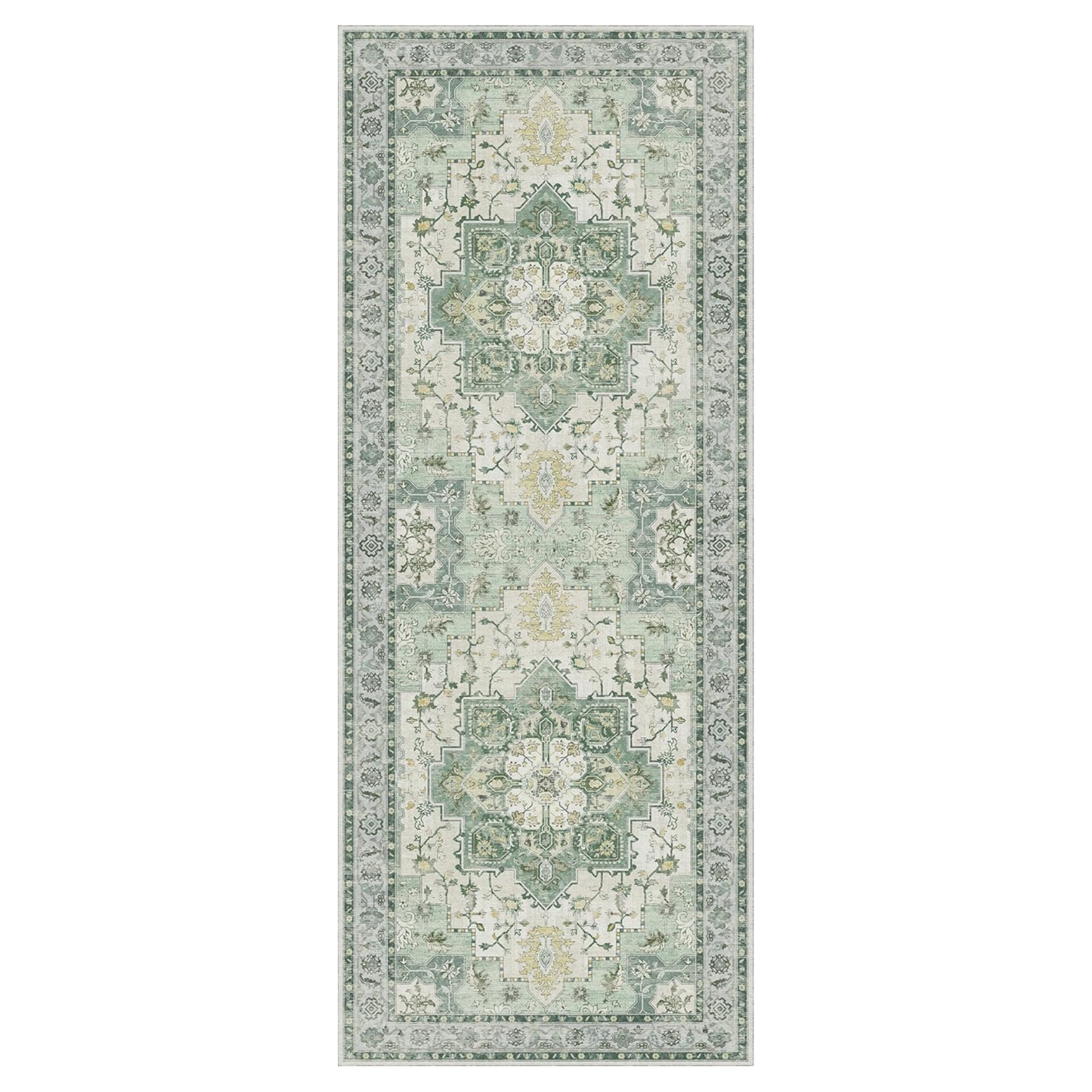 GENIMO Runner Rugs for Hallway, Kitchen Machine Washable Non Slip Vintage Rugs