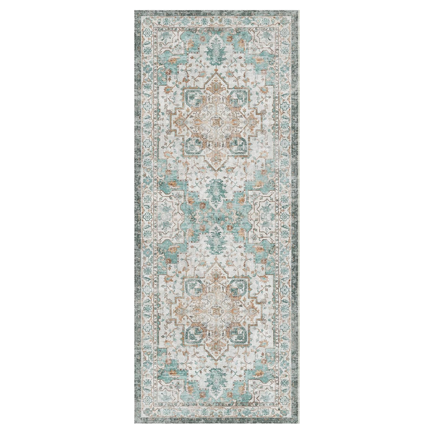 GENIMO Runner Rugs for Hallway, Kitchen Machine Washable Non Slip Vintage Rugs