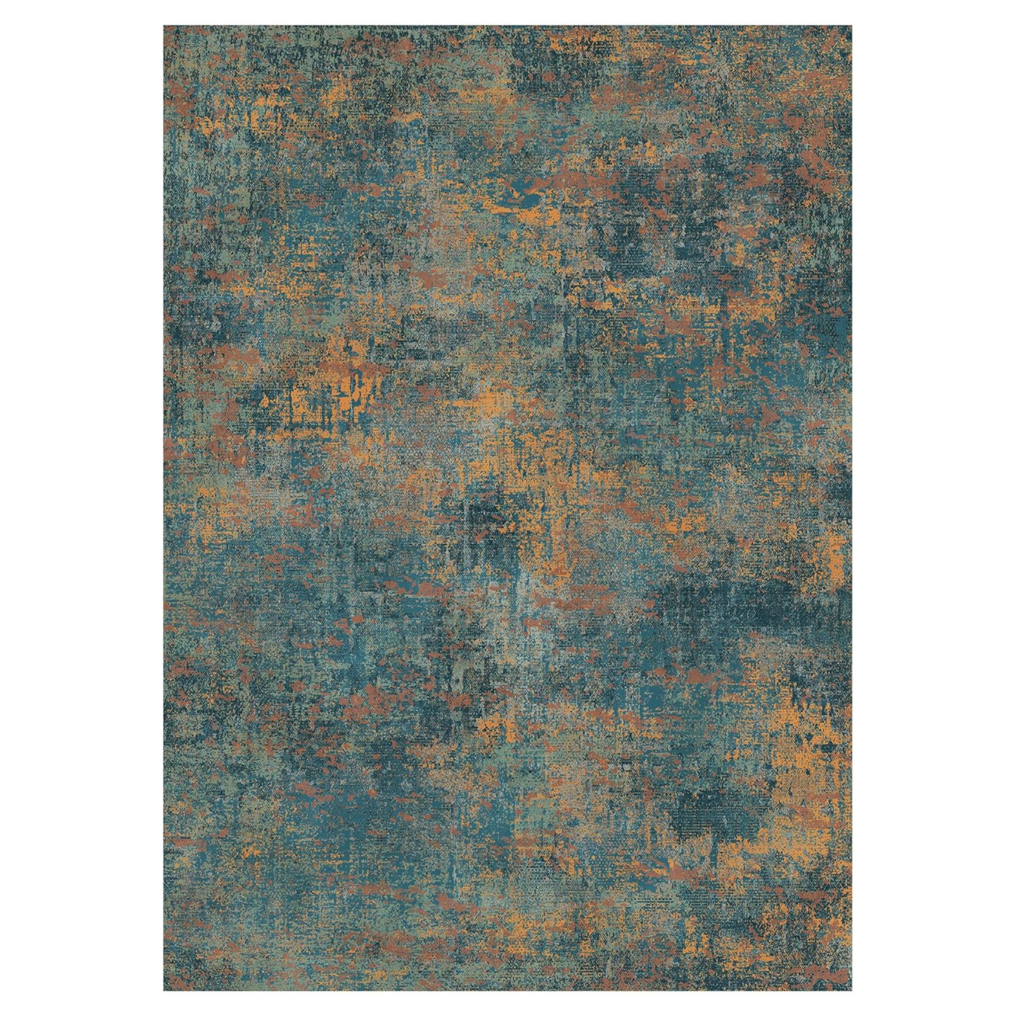 GENIMO Modern Foggy Abstract Texture Washable Area Rug