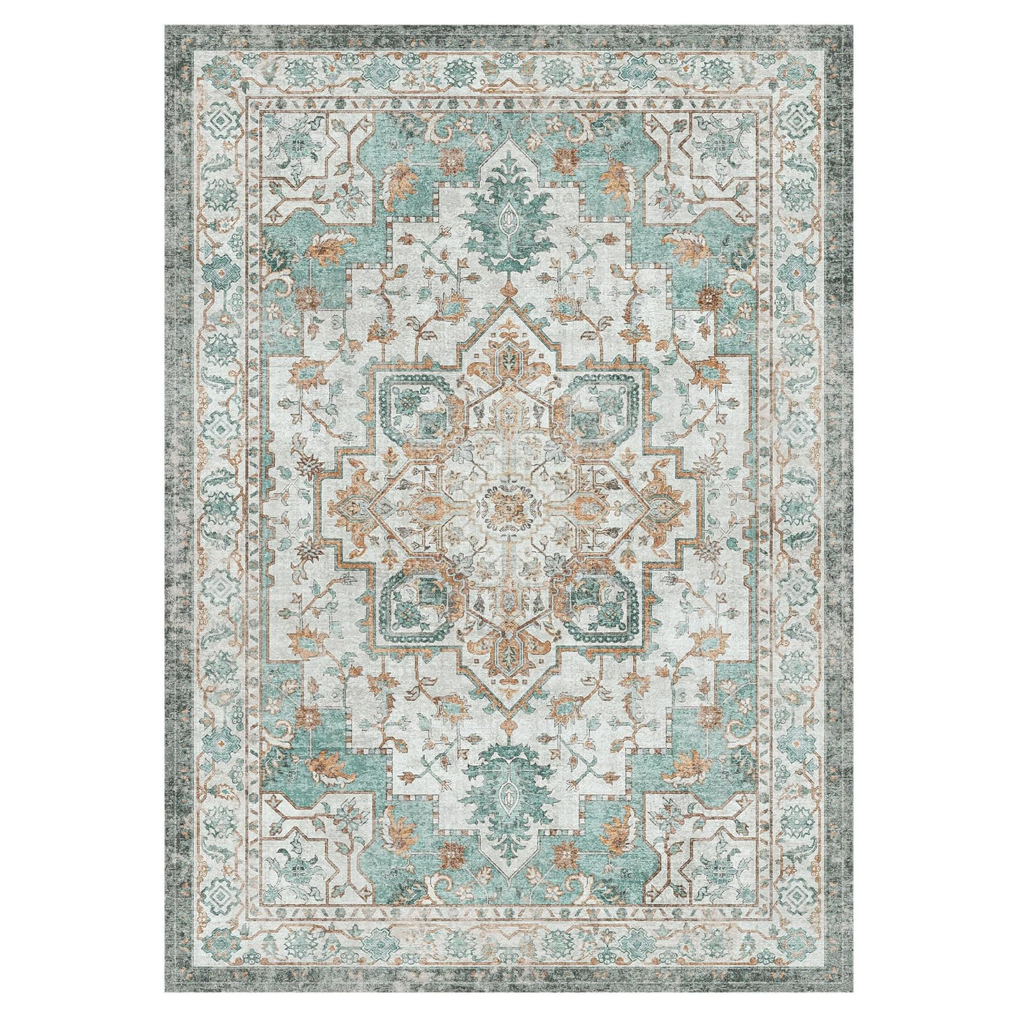 GENIMO Area Rug Vintage European Print