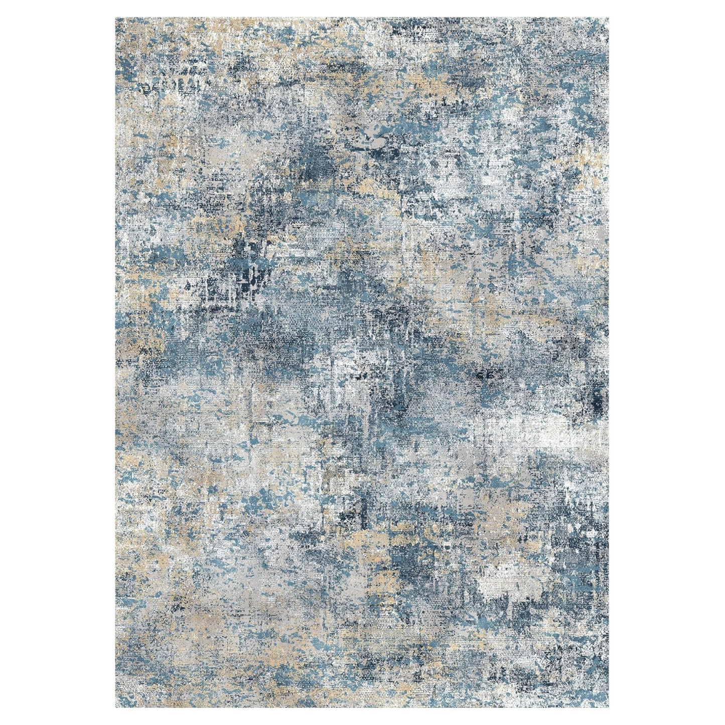 GENIMO Modern Foggy Abstract Texture Washable Area Rug
