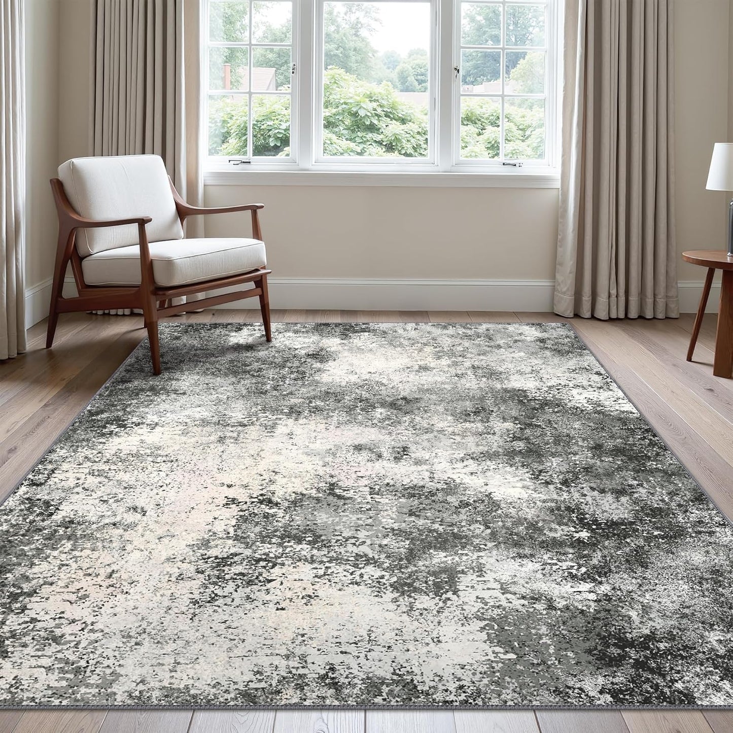 GENIMO Abstract Clouds Art Machine Washable Area Rug