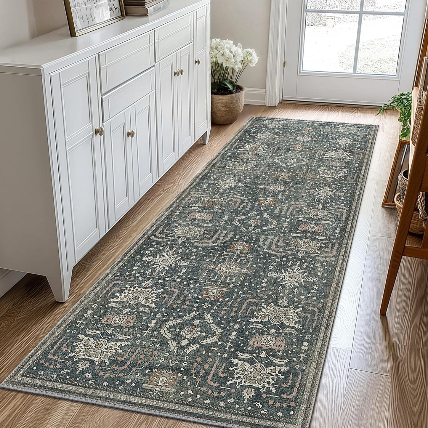GENIMO Vintage Bohemian Print Non-Slip Runner Rug