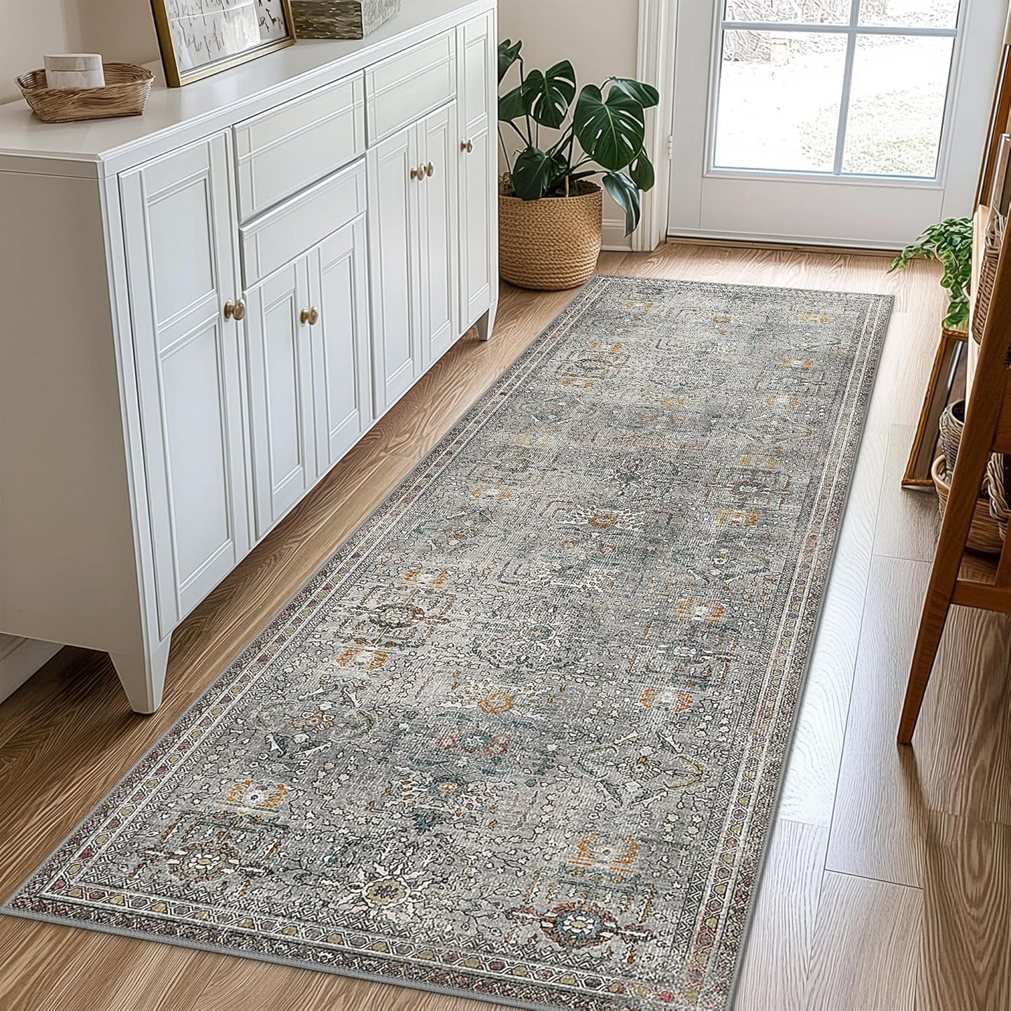 GENIMO Vintage Bohemian Print Non-Slip Runner Rug