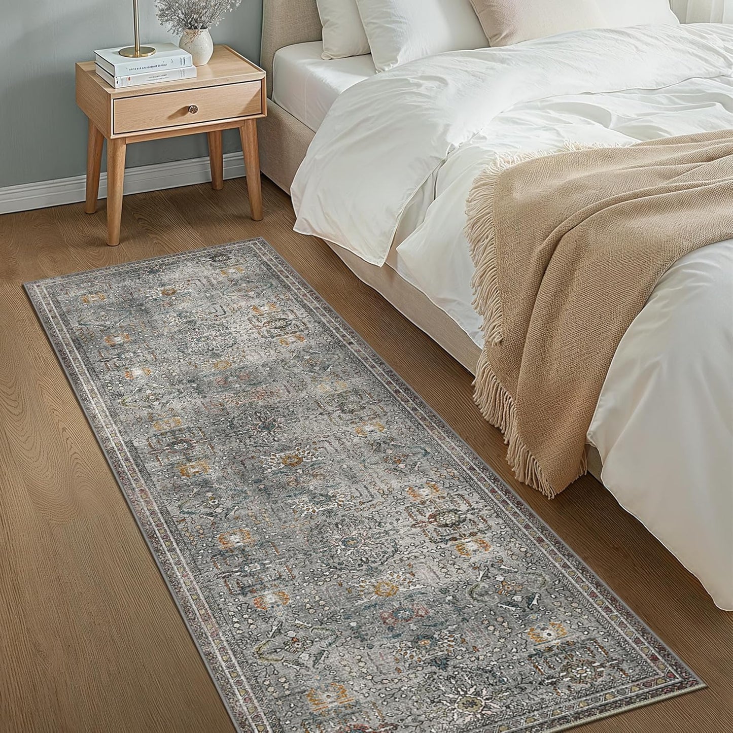 GENIMO Vintage Bohemian Print Non-Slip Runner Rug