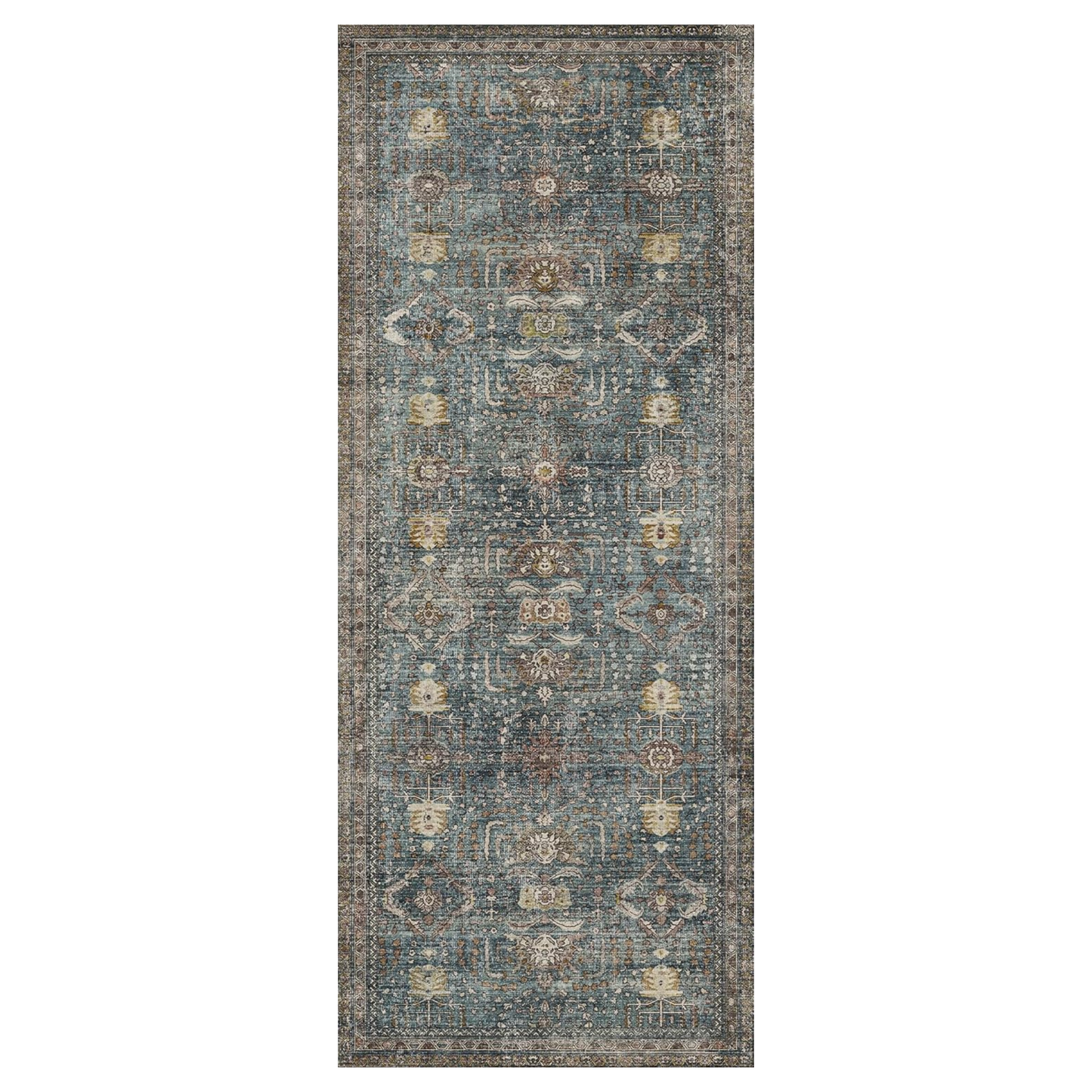 GENIMO Vintage Bohemian Print Non-Slip Runner Rug