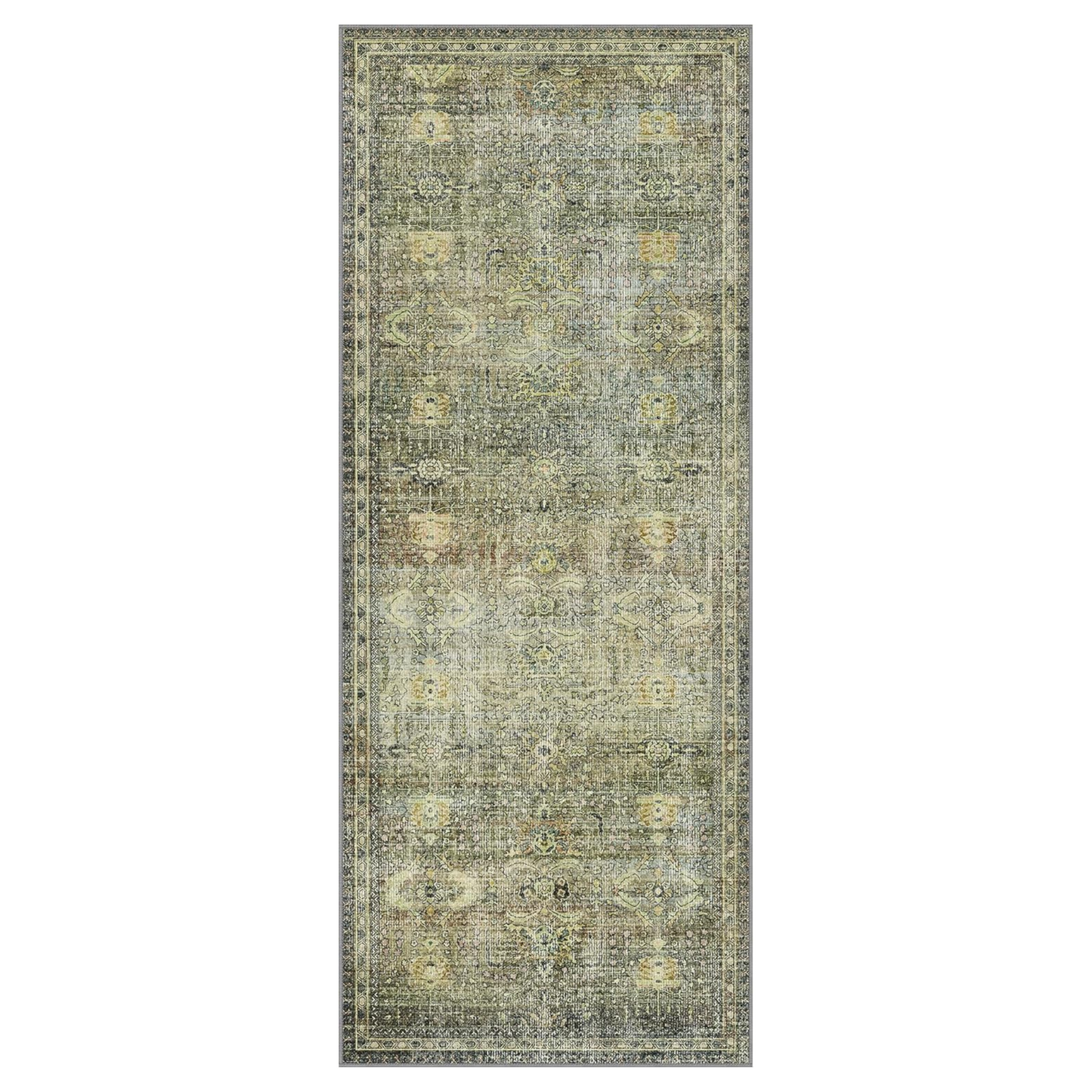 GENIMO Vintage Bohemian Print Non-Slip Runner Rug