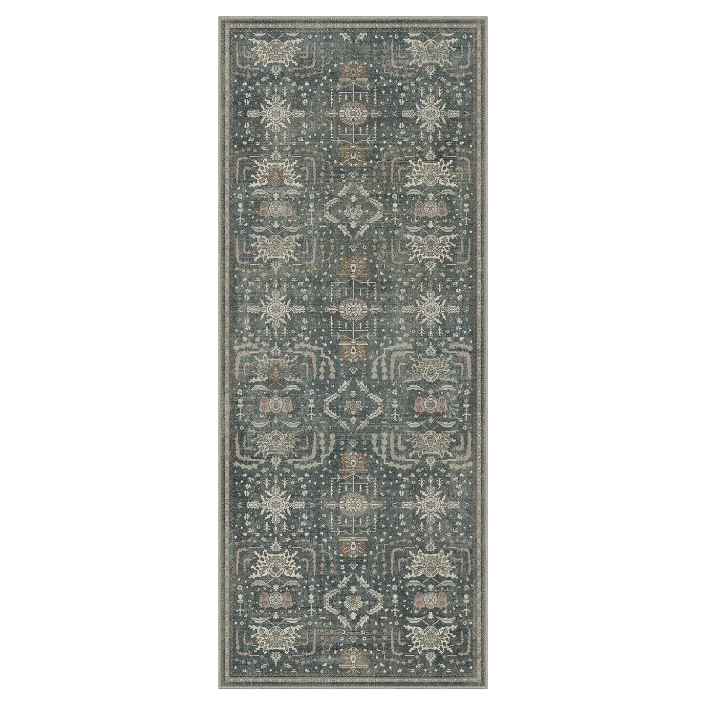 GENIMO Vintage Bohemian Print Non-Slip Runner Rug