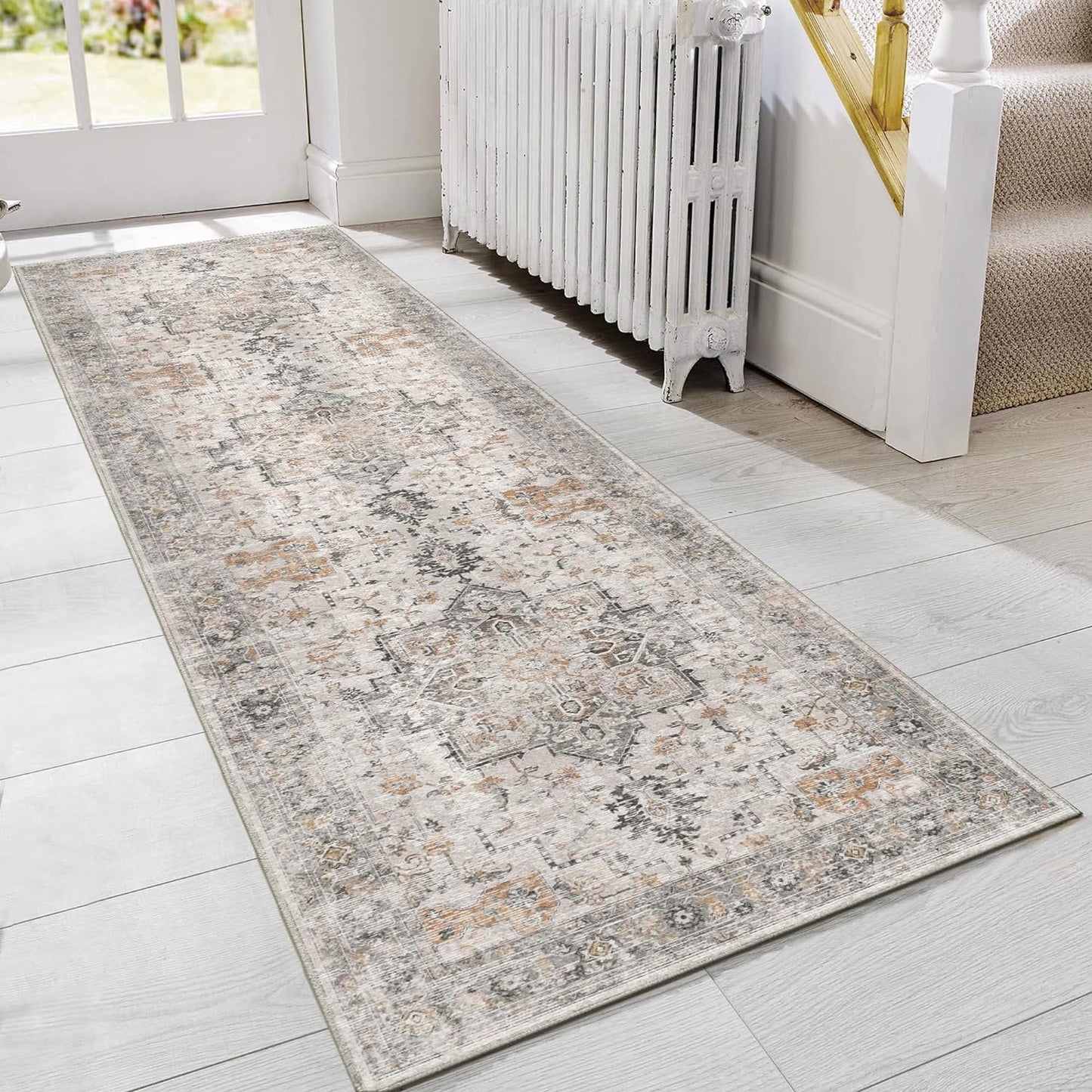 GENIMO Machine Washable Non Slip with Gripper Runner Rug