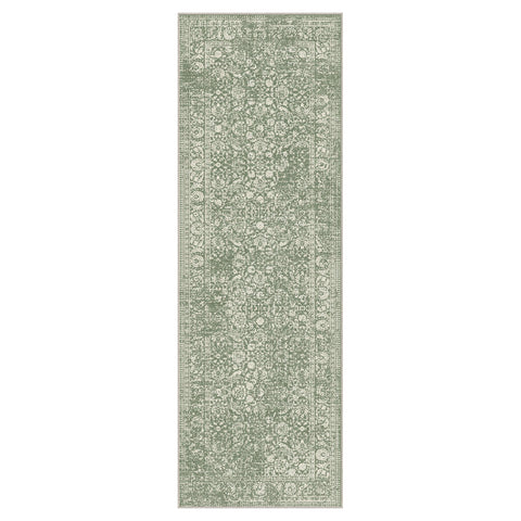GENIMO Flourishing Floral Print Machine Washable Runner Rug,2'x6'