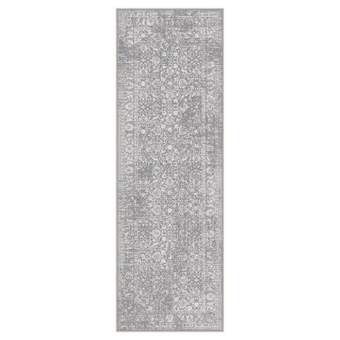 GENIMO Flourishing Floral Print Machine Washable Runner Rug,2'x6'