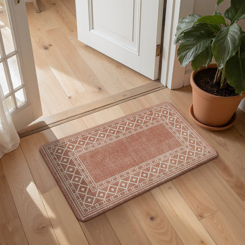 GENIMO 2Pcs Anti Fatigue Padded Kitchen Mat Non Slip Washable Runner Rug for Sink