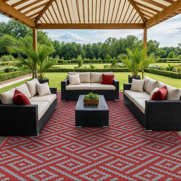 Waterproof Outdoor Rugs – Patio, Balcony & Garden Styles – GENIMO