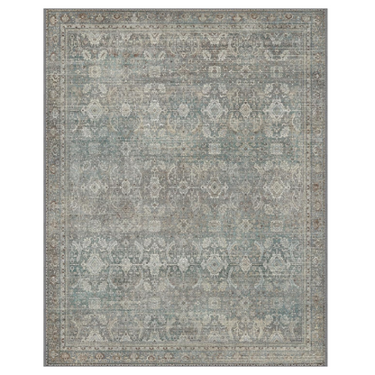 GENIMO Vintage Gorgeous Cool Color Non-Slip Washable Area Rug