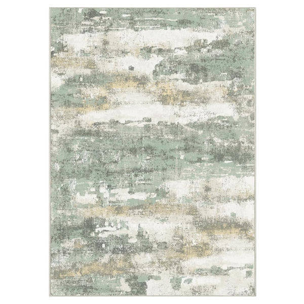 GENIMO Modern Abstract Print Soft Area Rugs Green