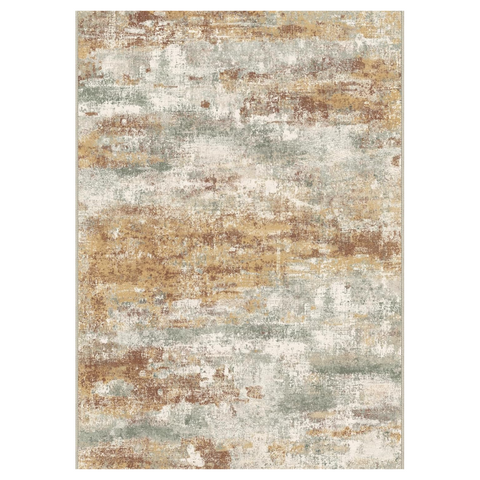 GENIMO Modern Abstract Print Soft Area Rug Orange