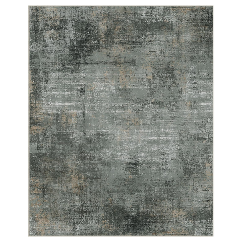 GENIMO Modern Abstract Textured Machine Washable Area Rug Gray