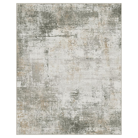 GENIMO Modern Abstract Textured Machine Washable Area Rug Gray