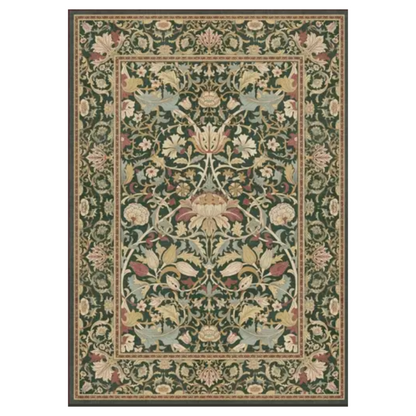 GENIMO Mysteriously Gorgeous Floral Pattern Print Area Rug