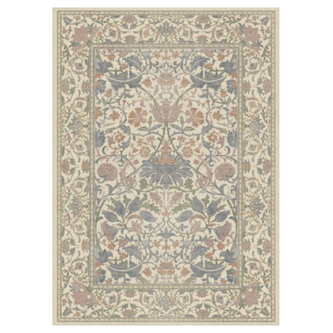 GENIMO Aesthetic Floral Pattern Print Area Rug