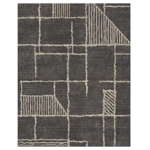 GENIMO Abstract Geometric Printed Lightweight Area Rug
