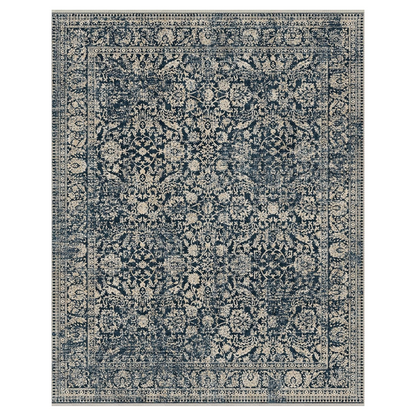 GENIMO Flourishing Floral Print Machine Washable Area Rug