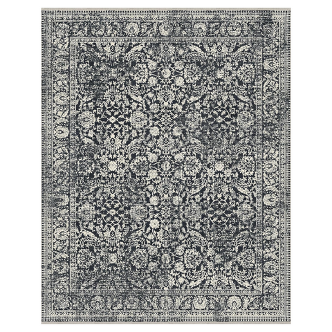 GENIMO Flourishing Floral Print Machine Washable Area Rug