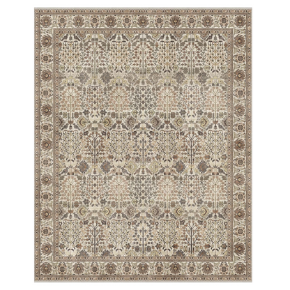 GENIMO Vintage Floral Rug Non-Shedding Distressed Area Rug