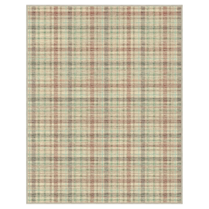 GENIMO Classic Plaid Print Machine Washable Non-Slip