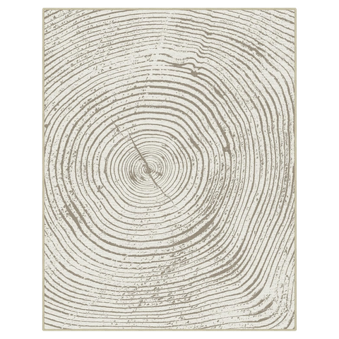 GENIMO Modern Minimalist Year Round Printed Non-Slip Area Rug