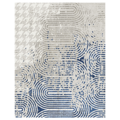 GENIMO Abstract Geometric Aesthetic Non-Slip Area Rug