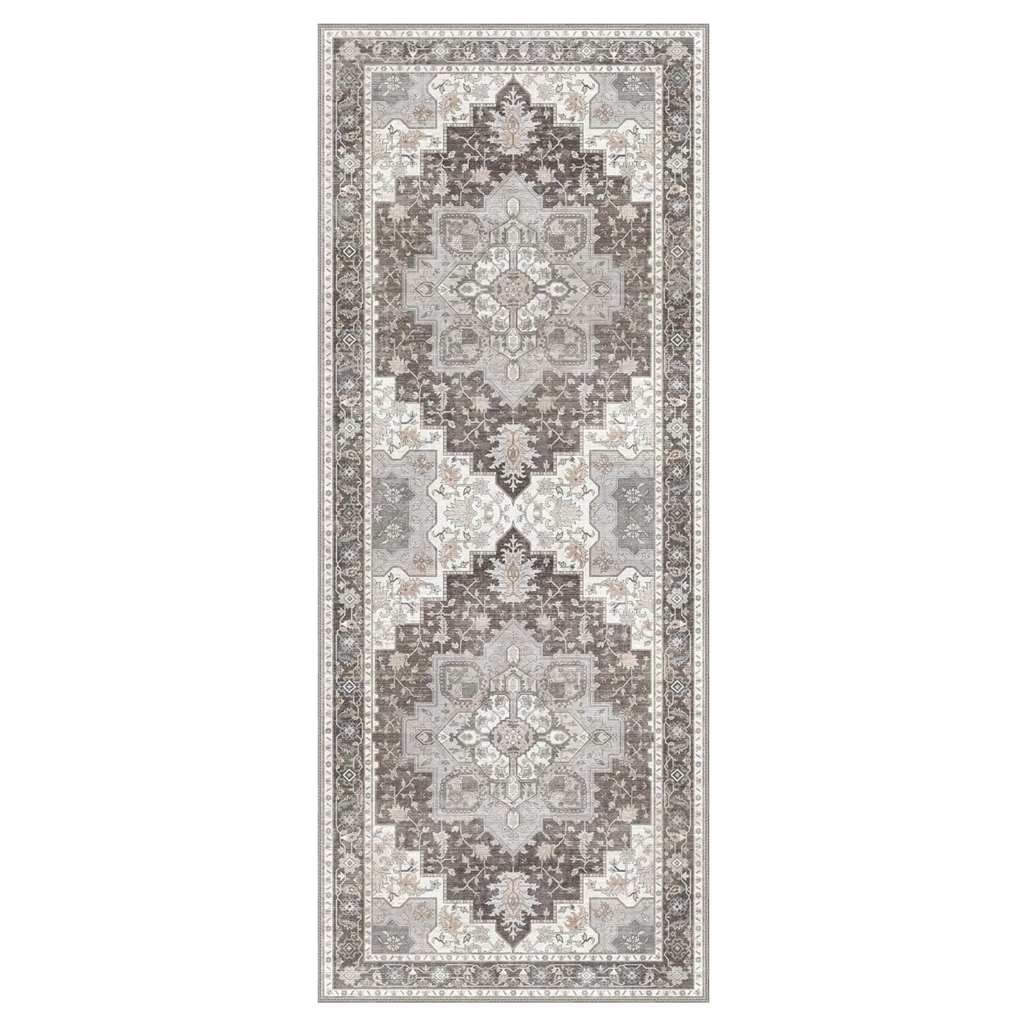 GENIMO Gorgeous Vintage Bohemian Print Machine Washable Runner Rug