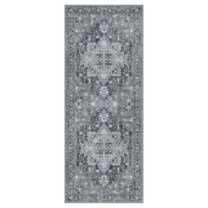 GENIMO Vintage Print Machine Washable Runner Rug