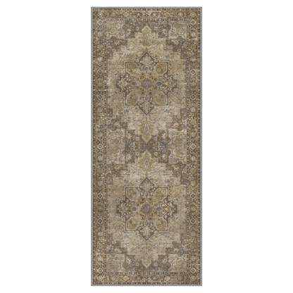 GENIMO Gorgeous Prints Machine Washable Low Pile Runner Rug