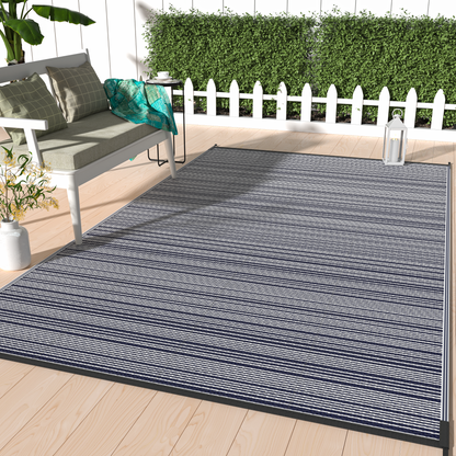 GENIMO Outdoor Rug for Patio Clearance,8'x10' Waterproof Mat