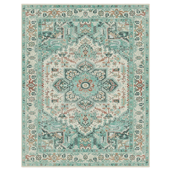 GENIMO Vintage Ethnic Bright Colored Area Rug