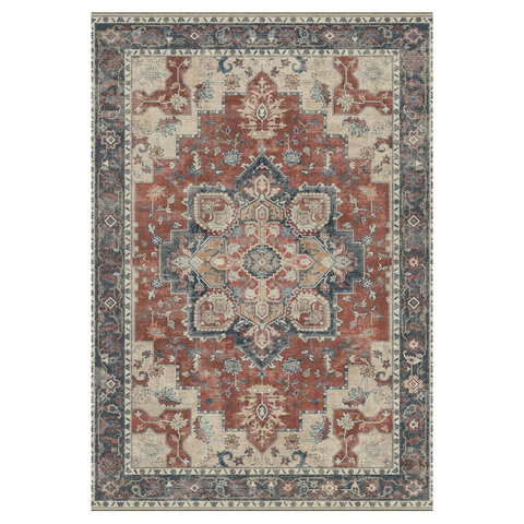 GENIMO Gorgeous Prints Machine Washable Low Pile Area Rug