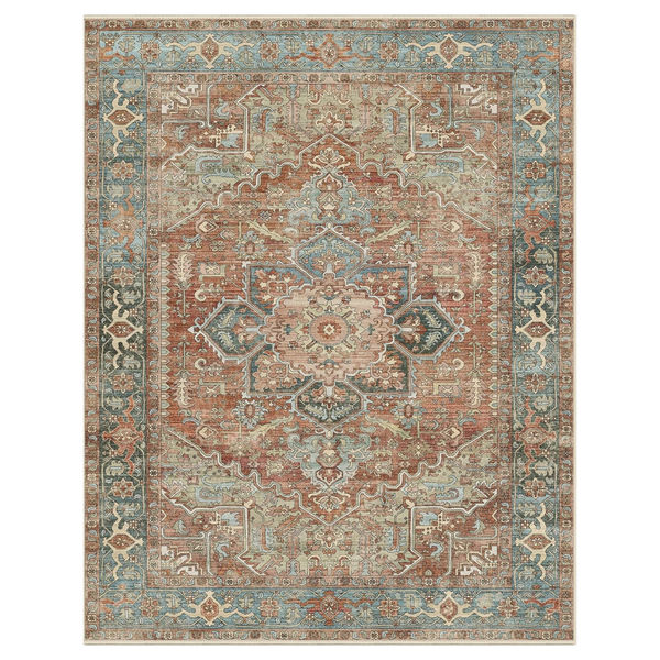 GENIMO Faded Totem Tribal Aged Area Rug
