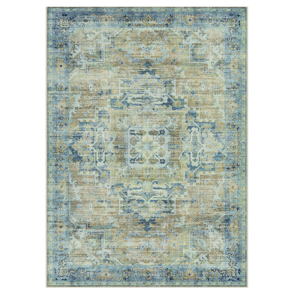 GENIMO Aged Lattice Print Area Rug