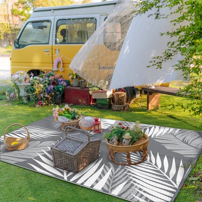 GENIMO Outdoor Rug for Patio Clearance,8'x10' Waterproof Mat