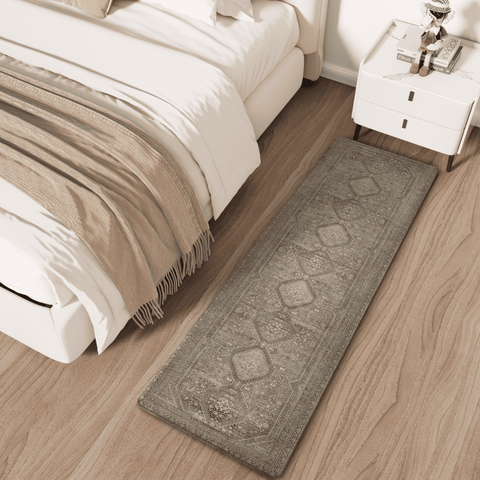 GENIMO 2Pcs Anti Fatigue Cushioned Kitchen Mats for Floor Oriental Washable Runner Rug