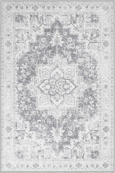GENIMO Machine Washable Rugs Non Slip Carpet with Gripper AR1005