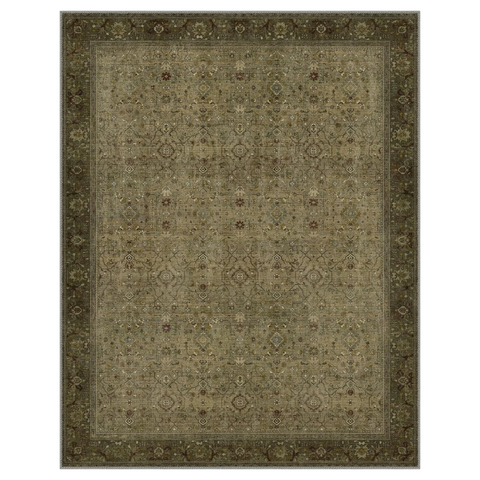 GENIMO Washable Low Pile Soft Floral Area Rug