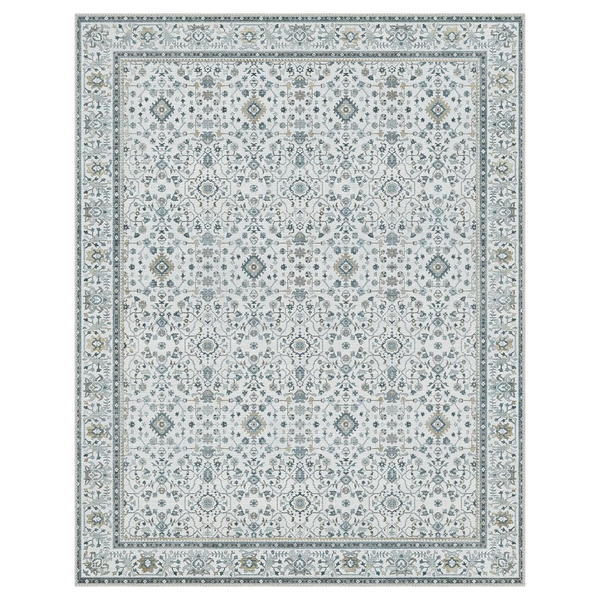 GENIMO Washable Low Pile Soft Floral Area Rug