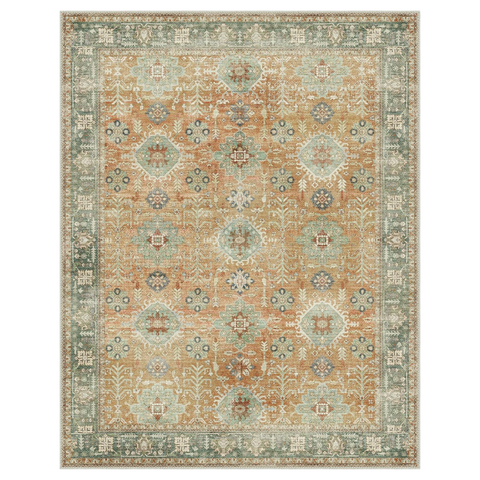 GENIMO Classic Persian Garden Washable Non-Slip Area Rug