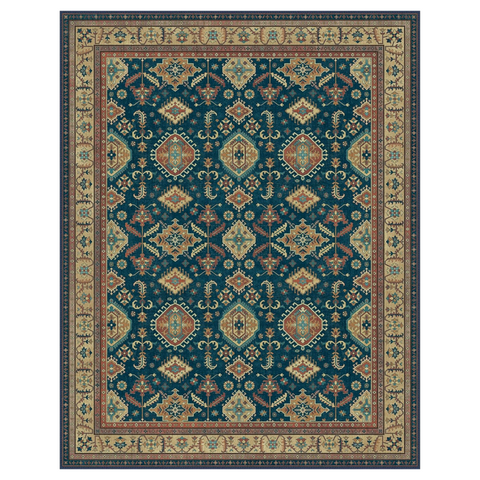 GENIMO Bohemian Geometric Jewels Washable Non-Slip Area Rug