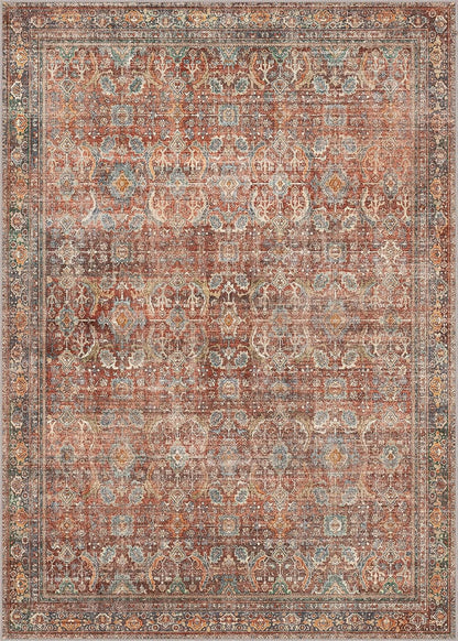 GENIMO Machine Washable Rugs Non Slip Carpet with Gripper AR1005