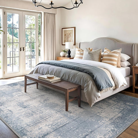 GENIMO Modern Abstract Geometric Stain Resistant Rug